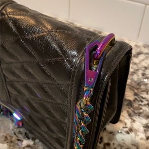 Rebecca Minkoff Love iridescent oil slick Crossbody